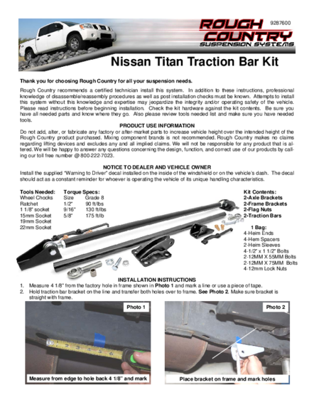Installation Manual